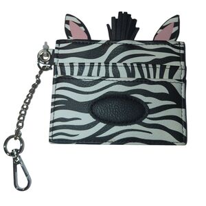 Madden Girl Zebra Card Case EUC